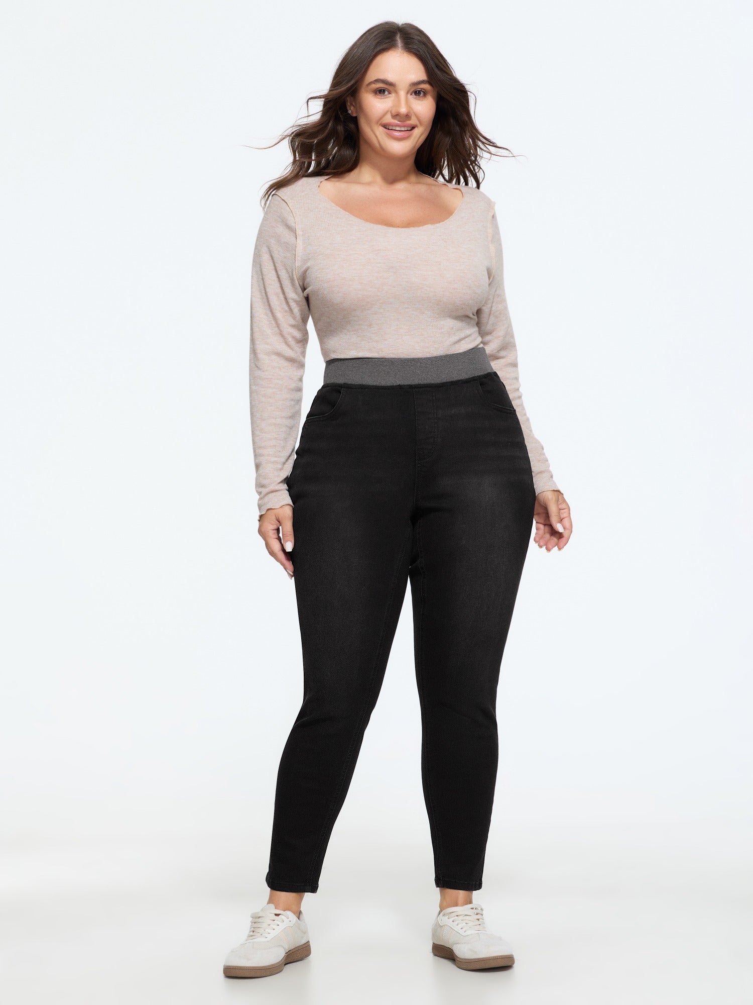 Pull-On High-Rise Skinny-Fit Jeans - Image 17