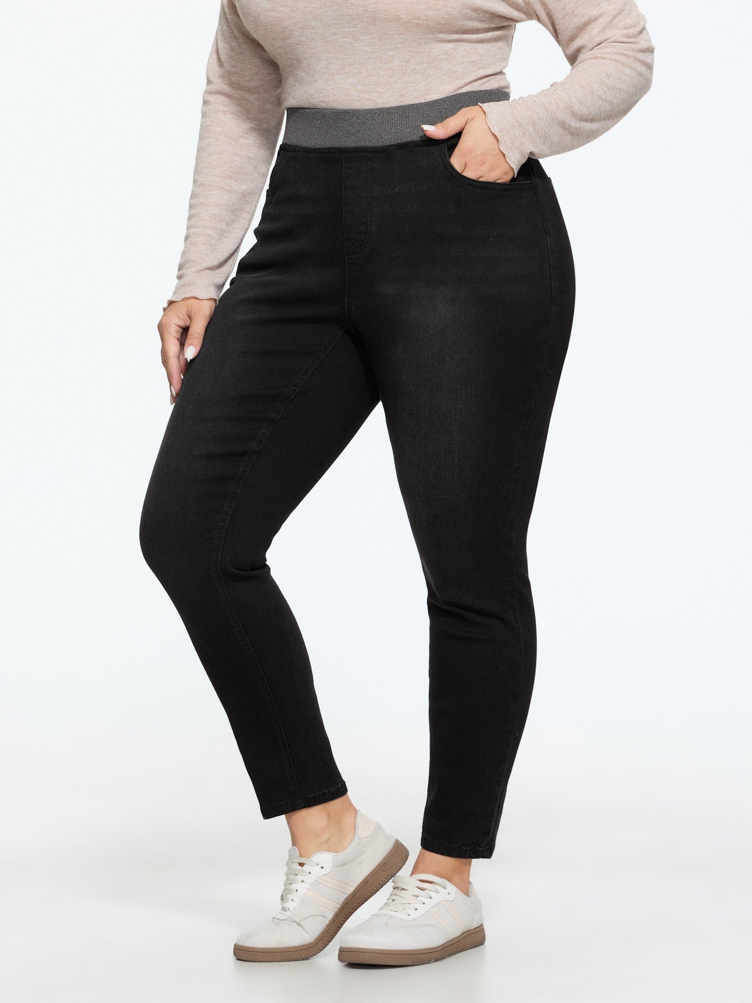 Pull-On High-Rise Skinny-Fit Jeans - Image 18