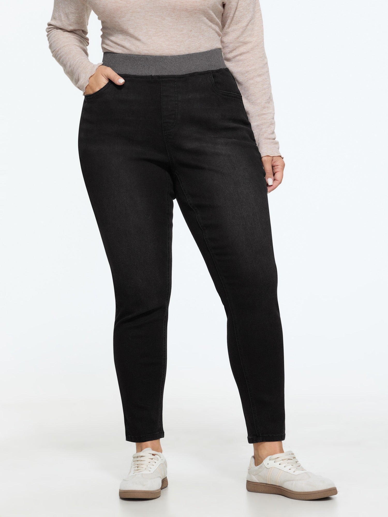 Pull-On High-Rise Skinny-Fit Jeans - Image 20