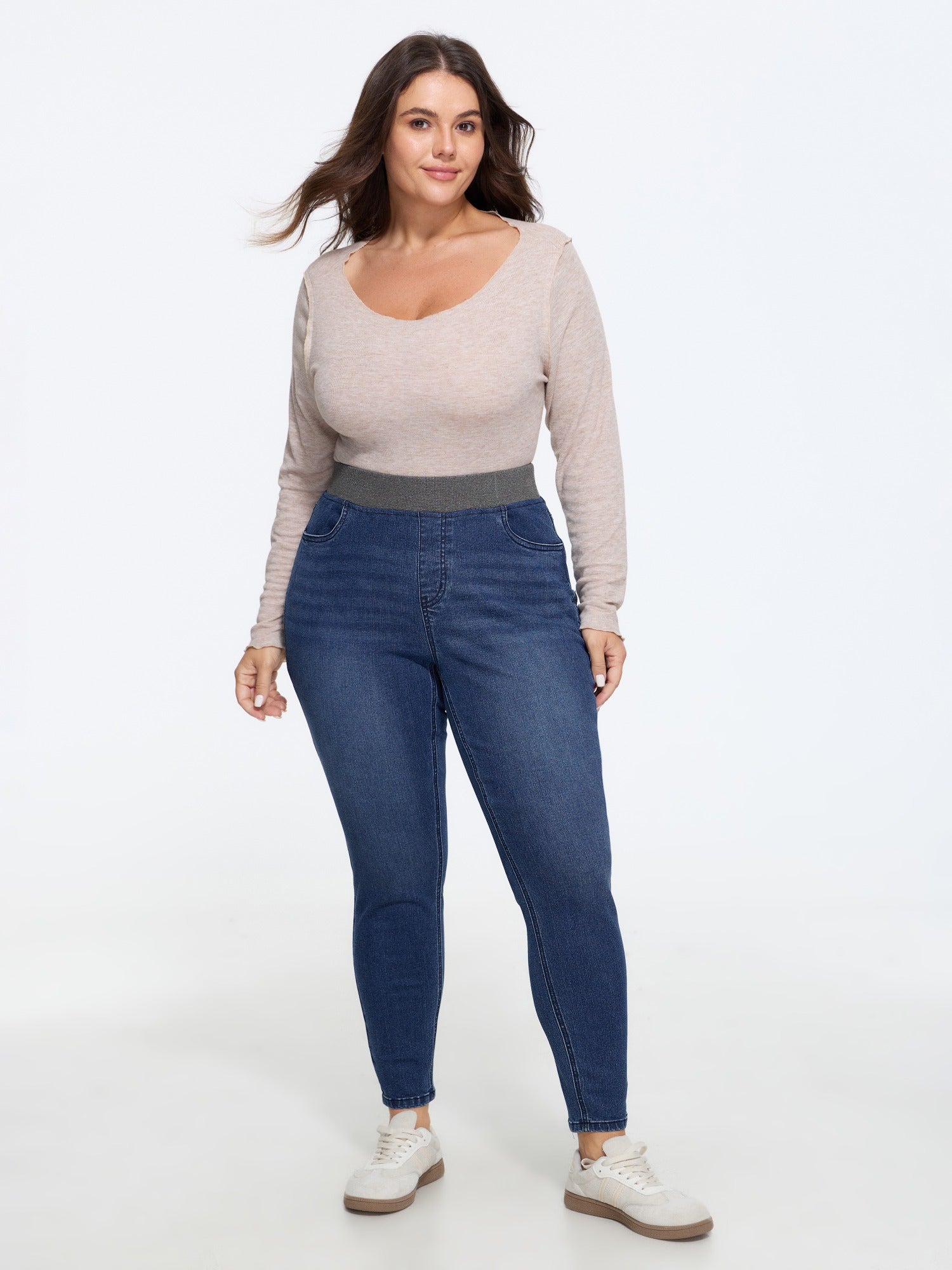 Pull-On High-Rise Skinny-Fit Jeans - Image 11