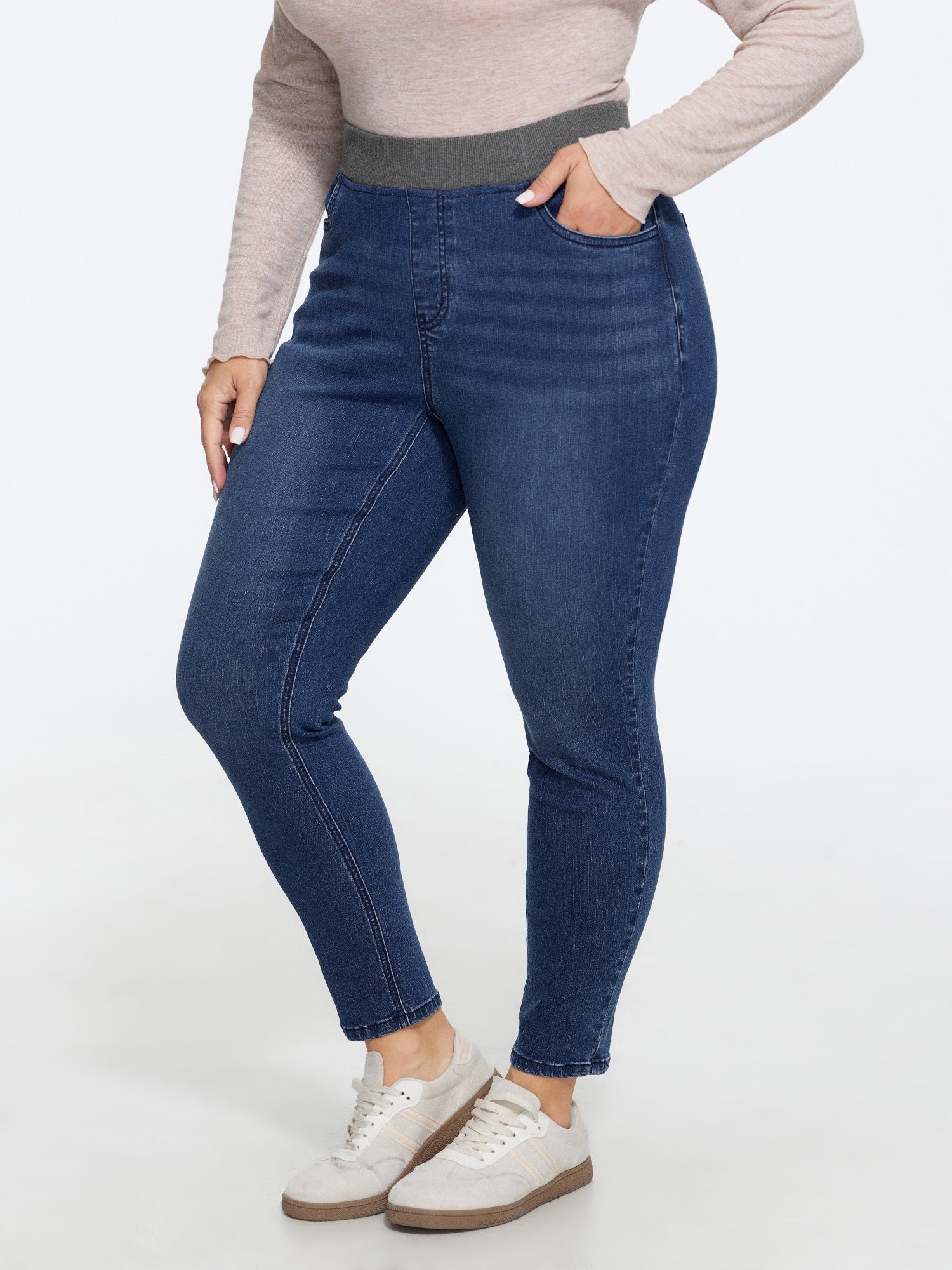 Pull-On High-Rise Skinny-Fit Jeans - Image 12