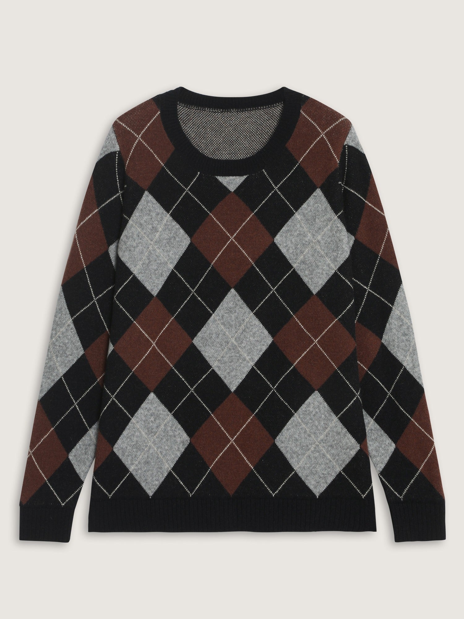 Supersoft Diamond Plaid Crew Neck Pullover - Image 8