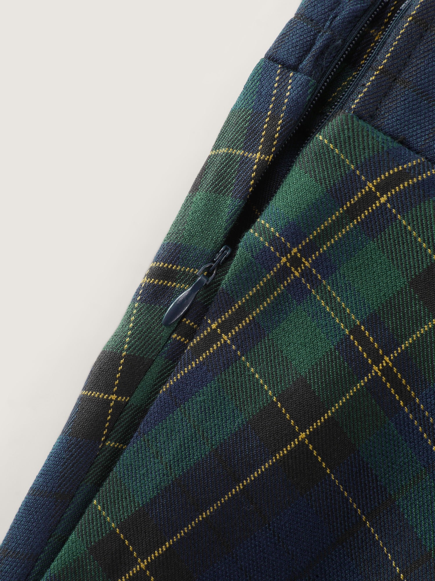 Tartan Plaid Elastic Waist Midi Skirt - Image 7