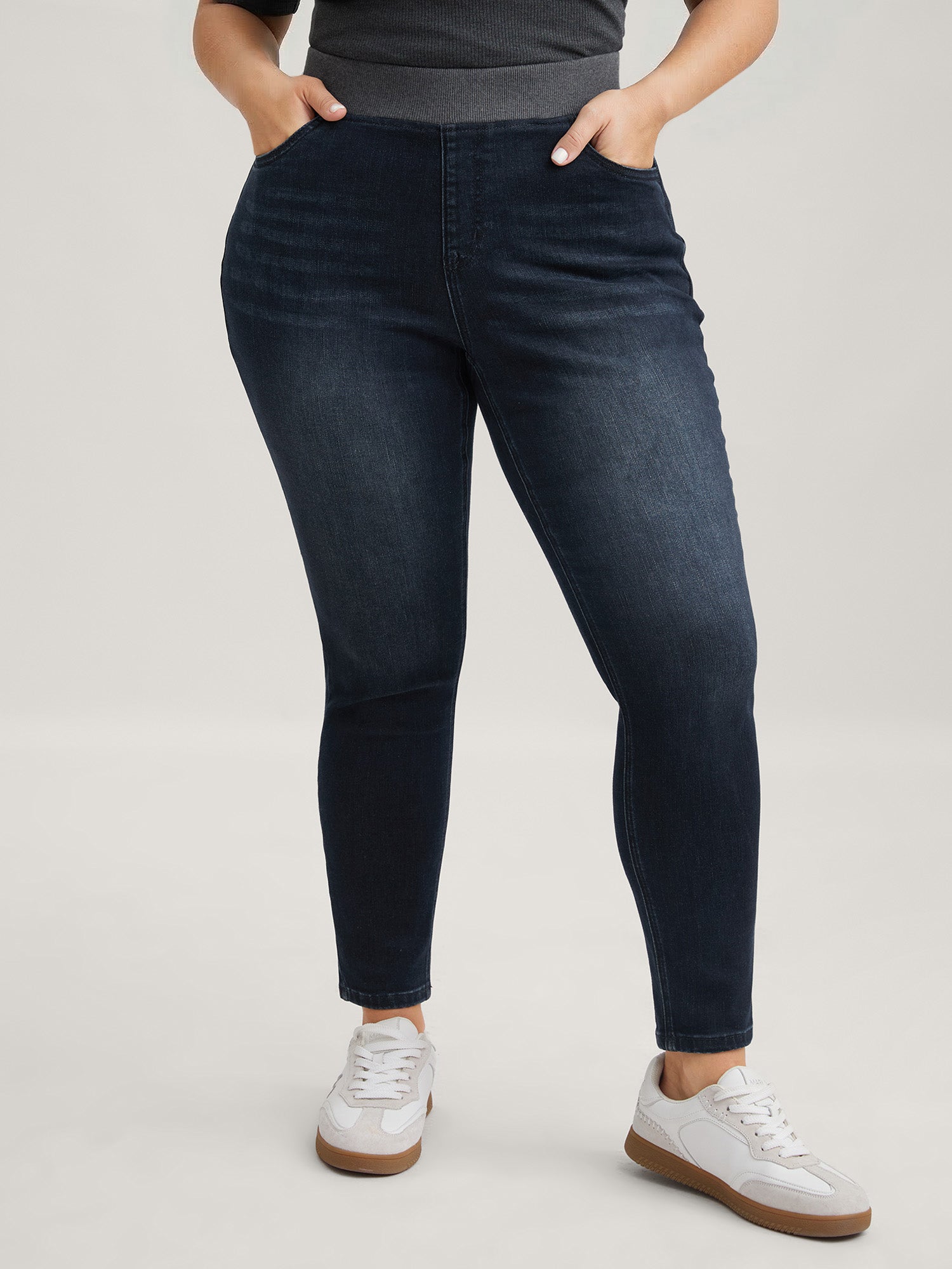 Pull-On High-Rise Skinny-Fit Jeans - Image 3