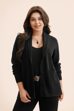 Supersoft Essentials Solid Shawl Collar Cardigan