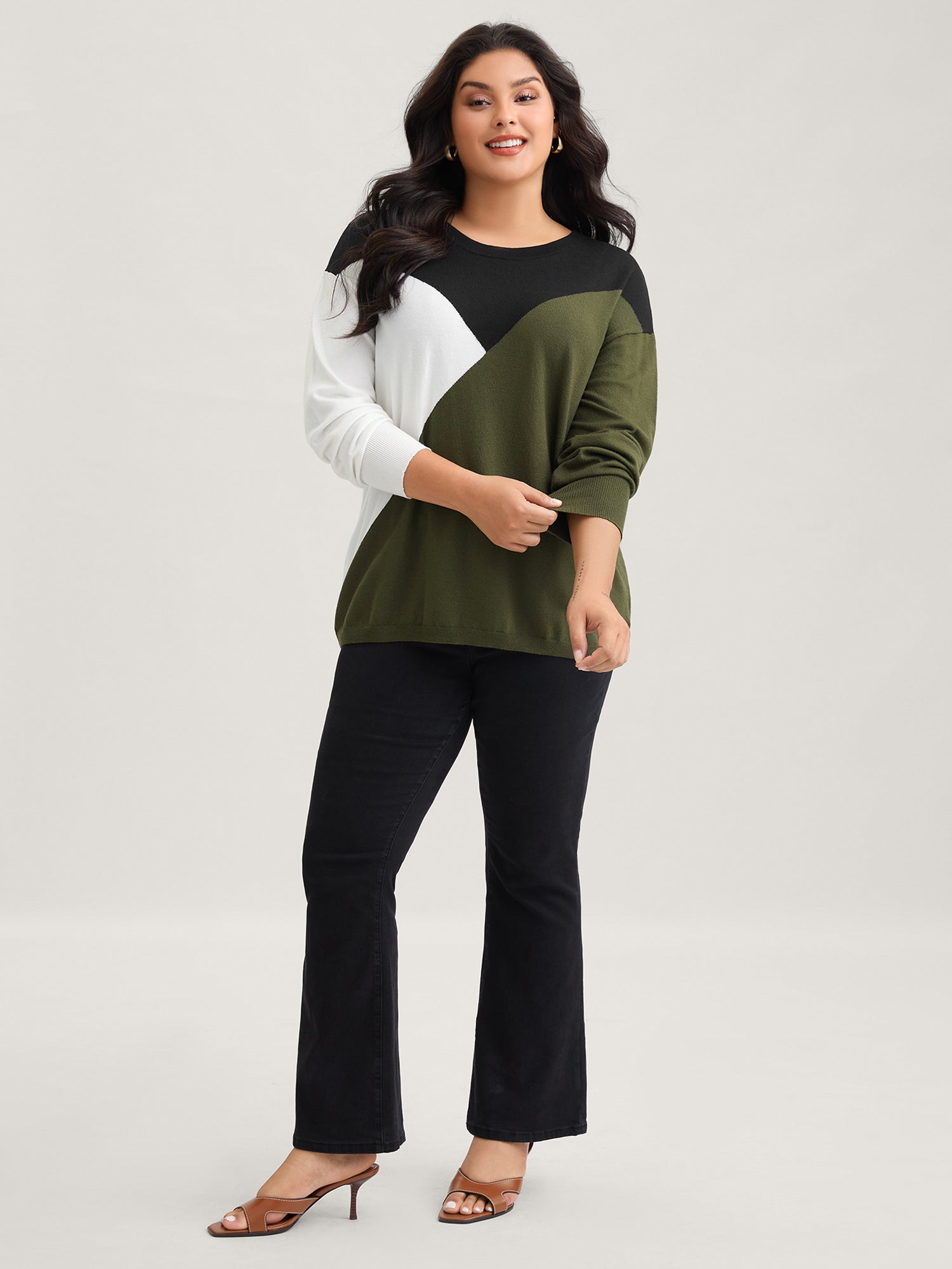Supersoft Essentials Colorblock Contrast Pullover - Image 3