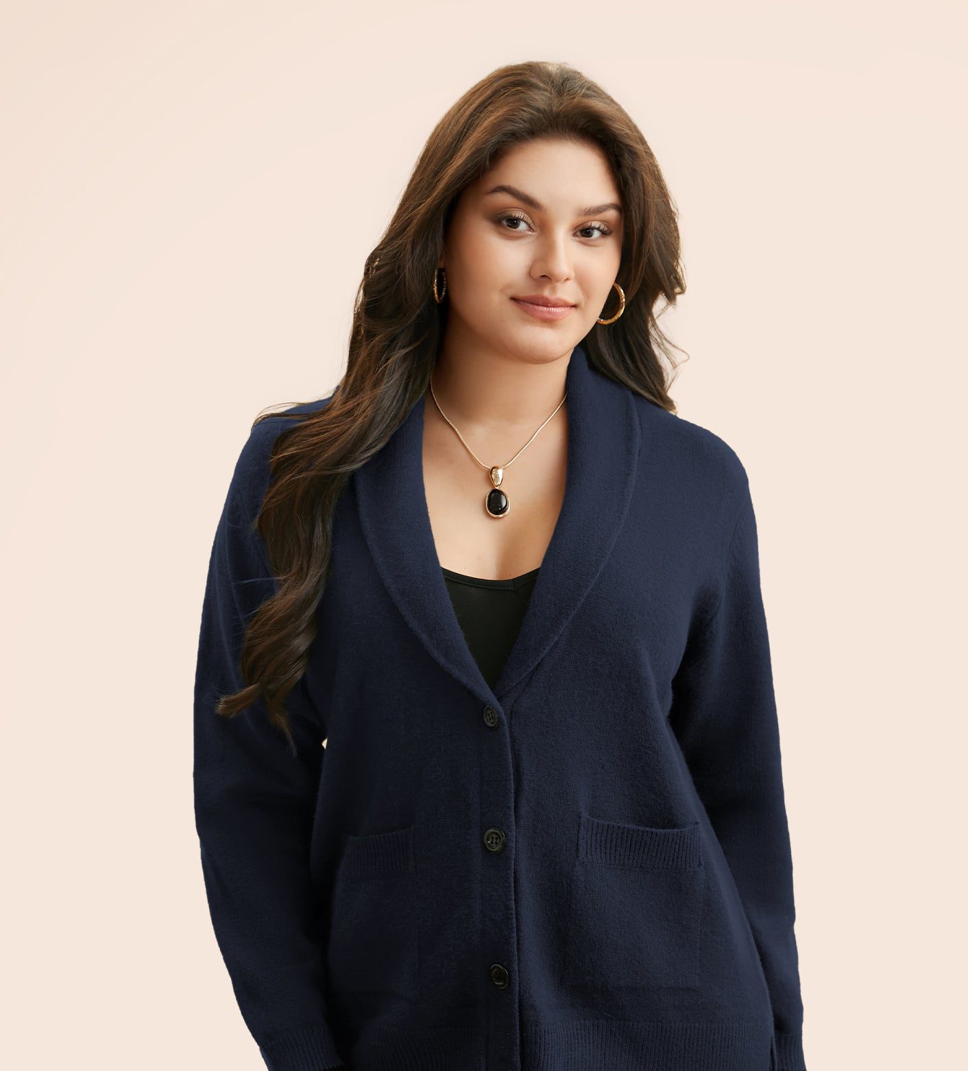 Supersoft Essentials Solid Shawl Collar Cardigan - Image 16