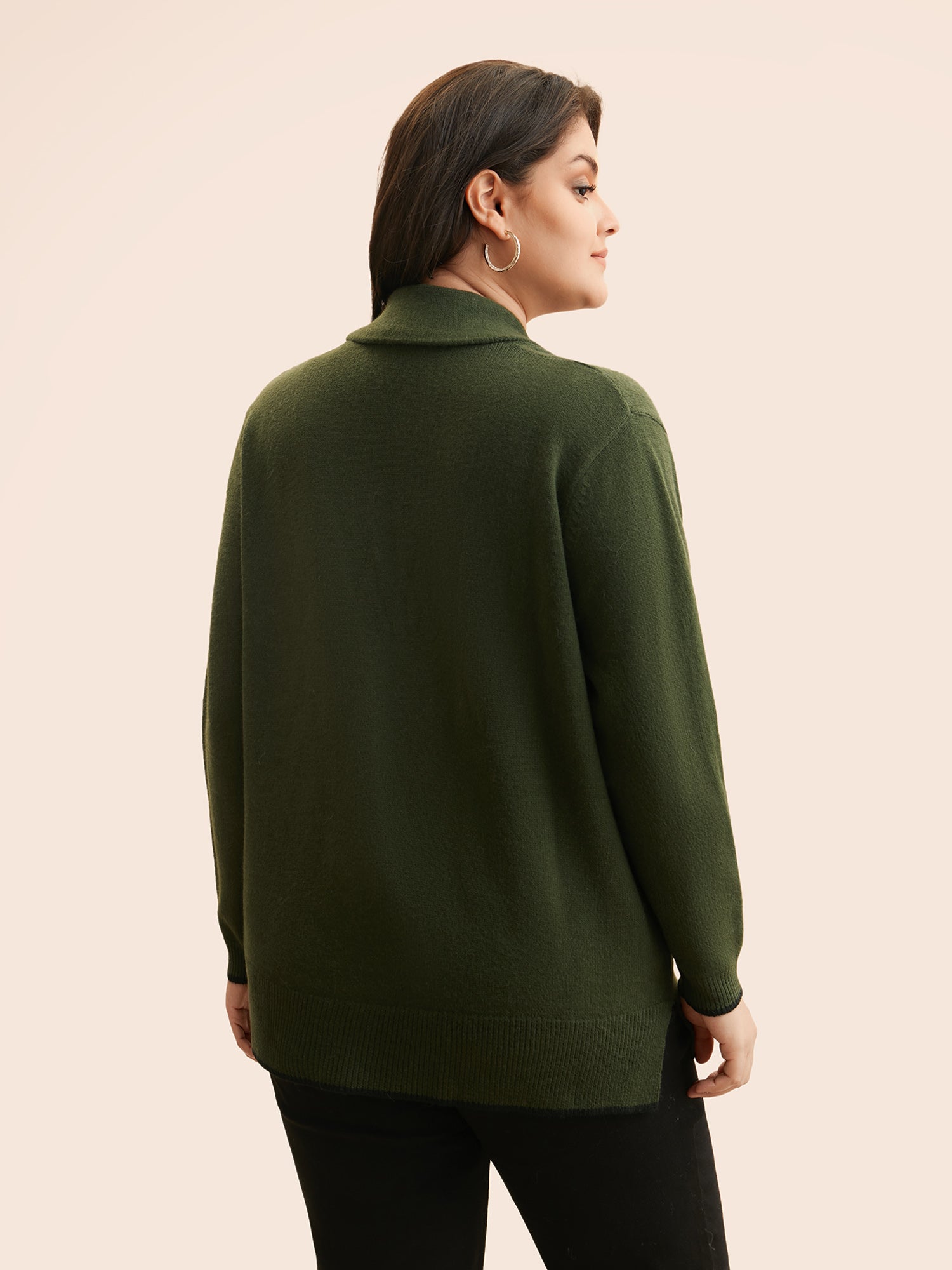 Supersoft Essentials Solid Shawl Collar Cardigan - Image 7