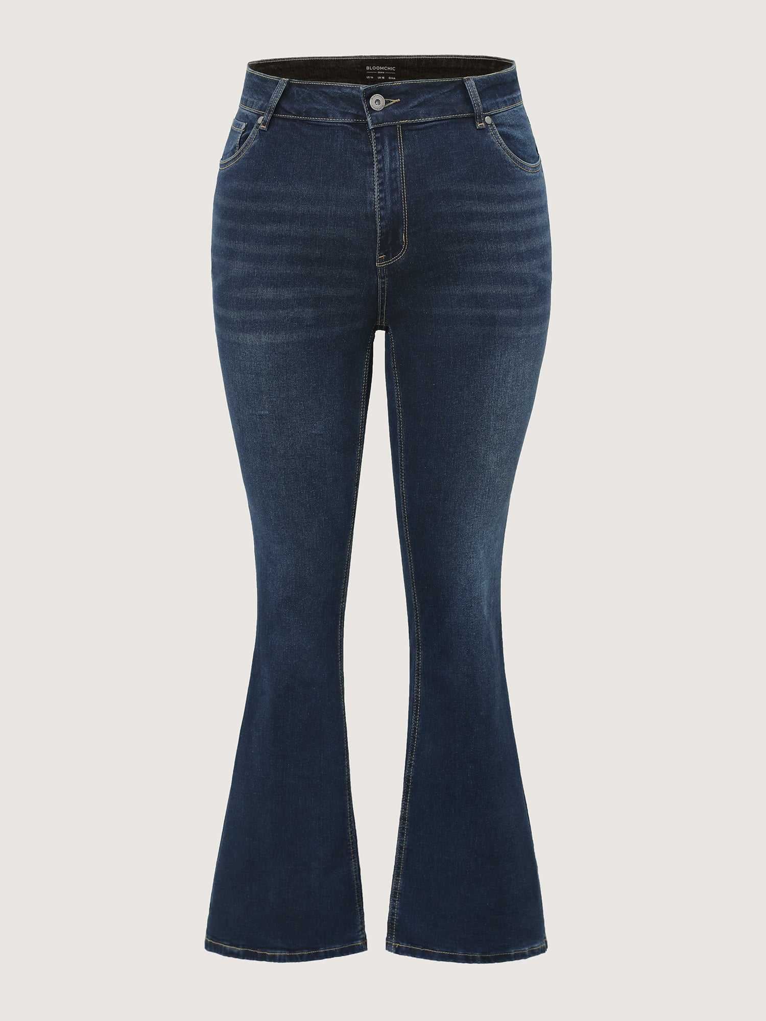 Thigh-Friendly Stretchy Flared Jeans - Image 8